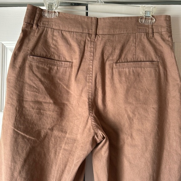 Peruvian Connection Kayla Linen-Blend Wide-Leg Trousers, Size 6 - Picture 12 of 15